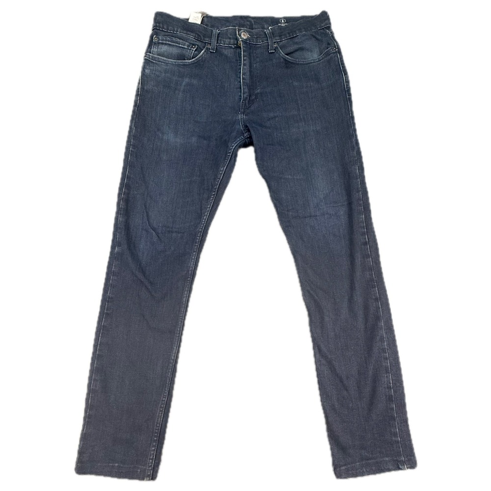 Levi's 512 Slim Taper Jeans Mens 34x29.5 Blue Dark Wash All Seasons Tech Stretch